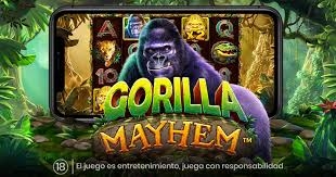 Gorilla Mayhem, Pragmatic Play, rodadas grátis, multiplicadores, slot selvagem